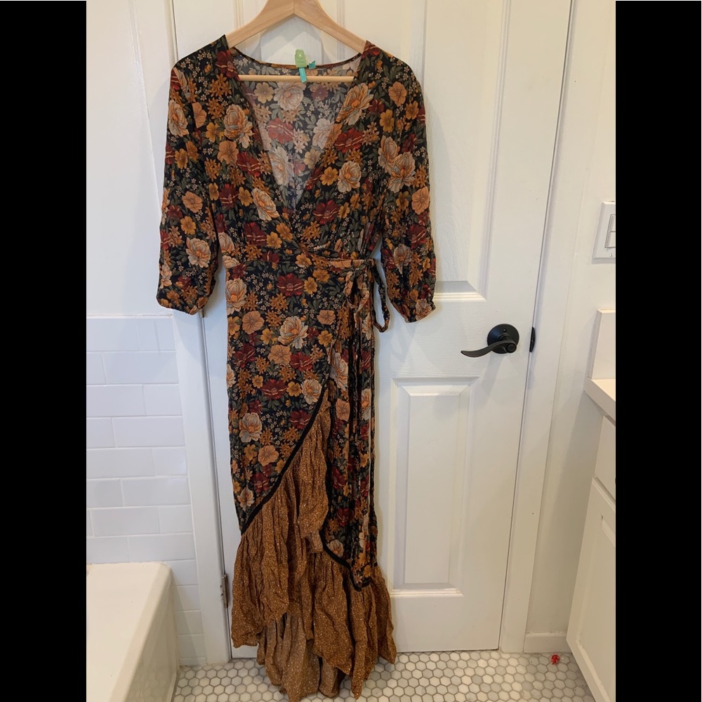 Anthropologie Farm wrap dress